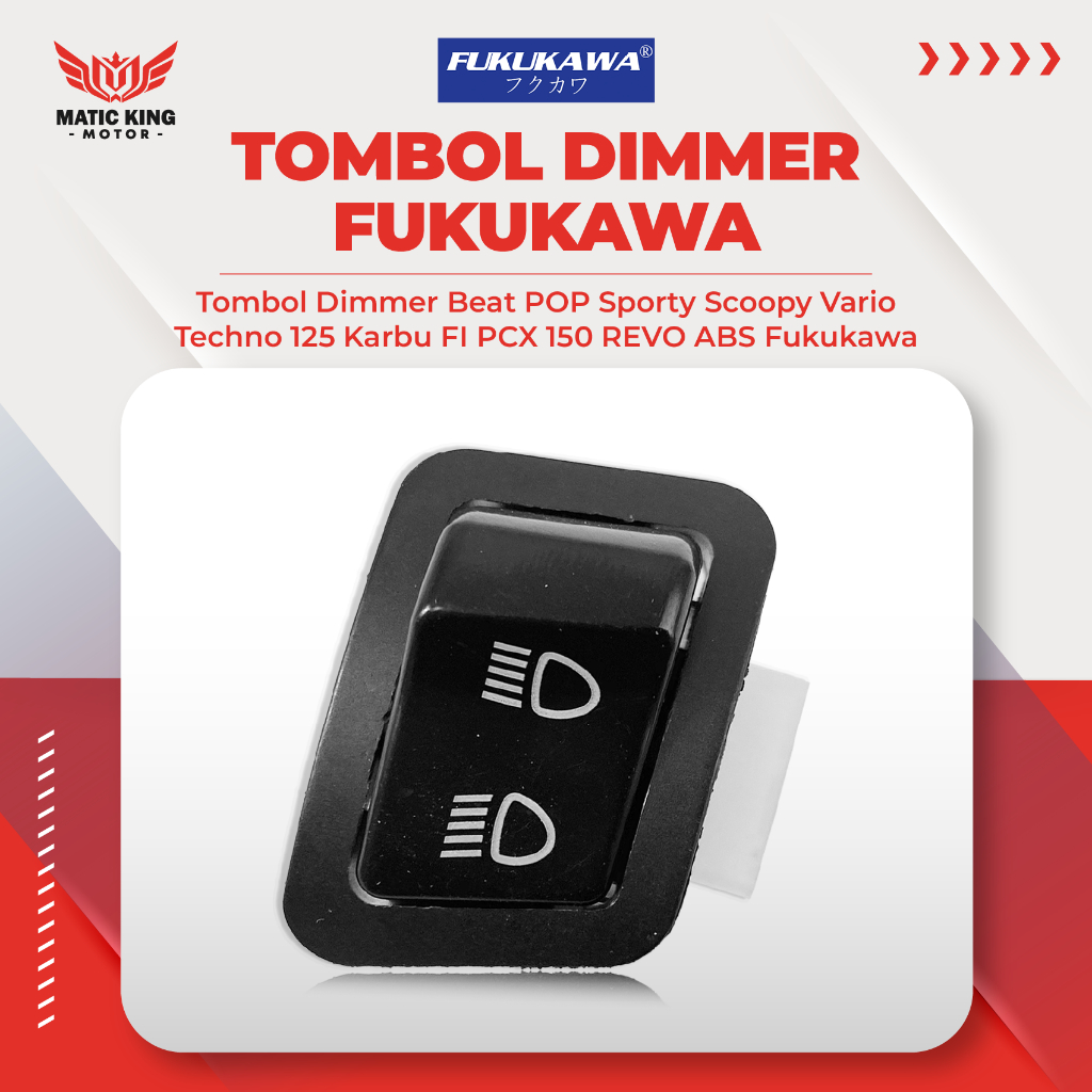 Saklar Tombol Dim Dimmer Lampu Depan Beat Vario Scoopy PCX Spacy Revo Blade Fi eSP POP 110 125 150 S