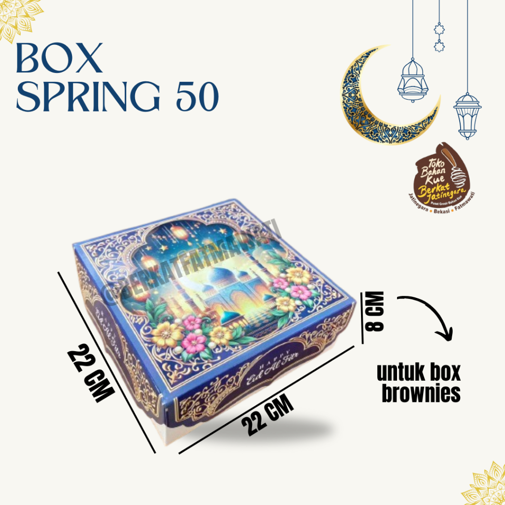 

BOX LEBARAN SPRING 50 / BOX LEBARAN LUCU / DUS LEBARAN BROWNIES