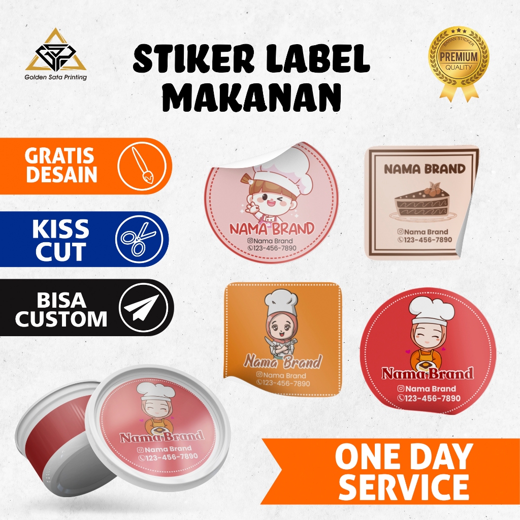 

Cetak Stiker Cromo Custom – Label Makanan & Kemasan | Free Desain, Glossy, Harga Murahh