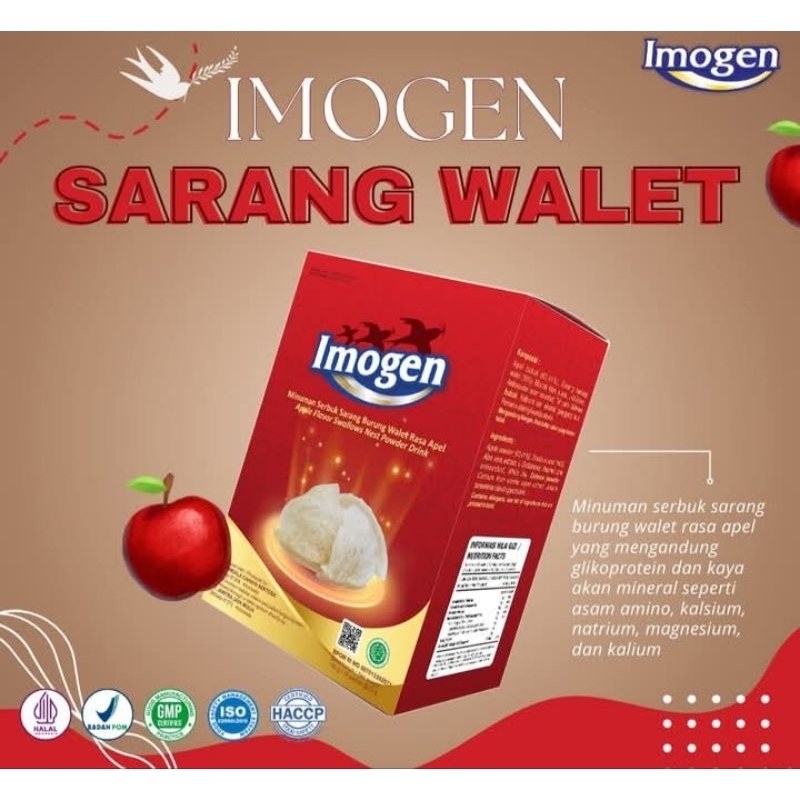 

IMOGEN SARANG WALET RASA APEL