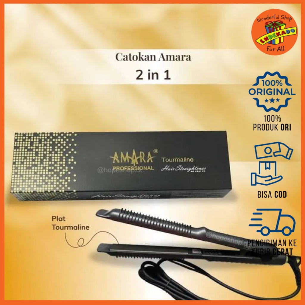 AMARA Professional Hair Straightener - Catokan Rambut