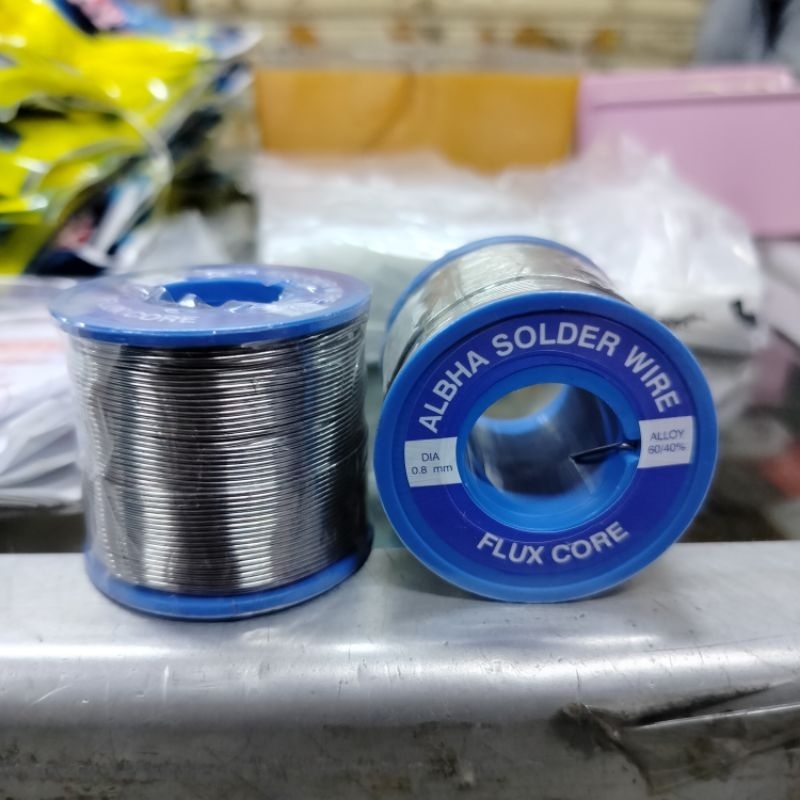 Timah solder ALPHA BESAR Timah Solder ALPHA, Solder Core Wire ALPHA NETT. W. 0,25Kg