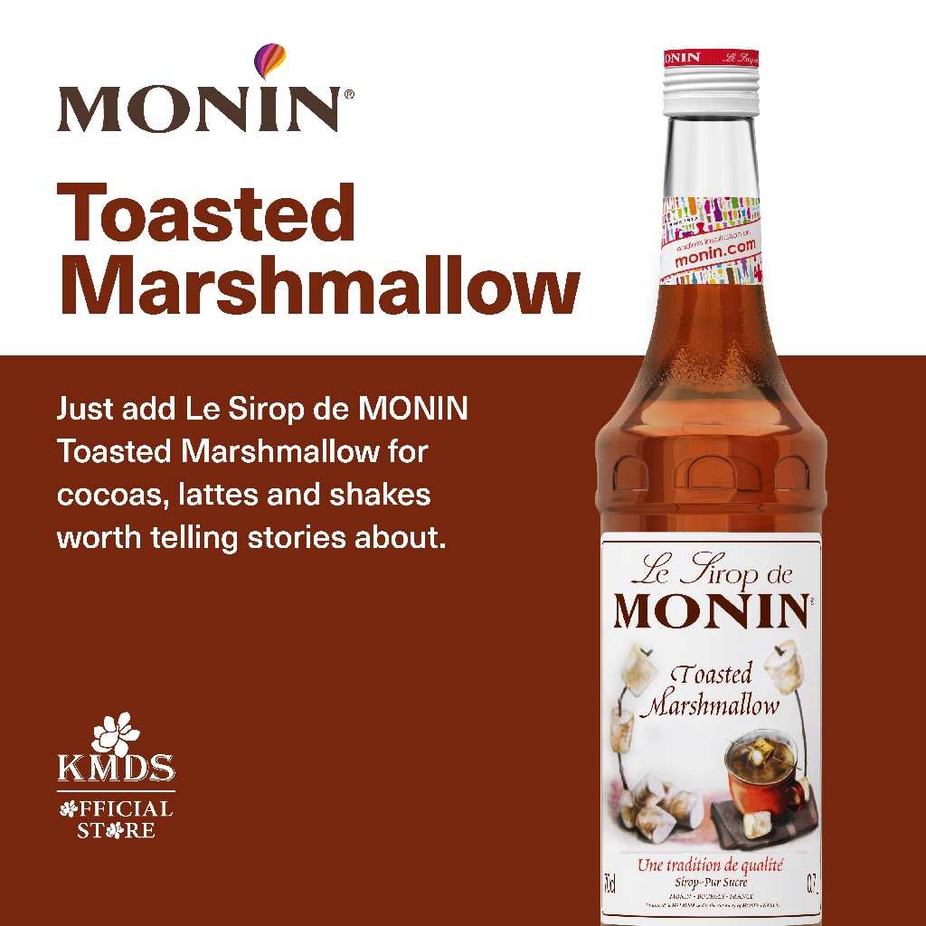 

MONIN TOASTED MARSHMALLOW SYRUP 70CL / 700ML