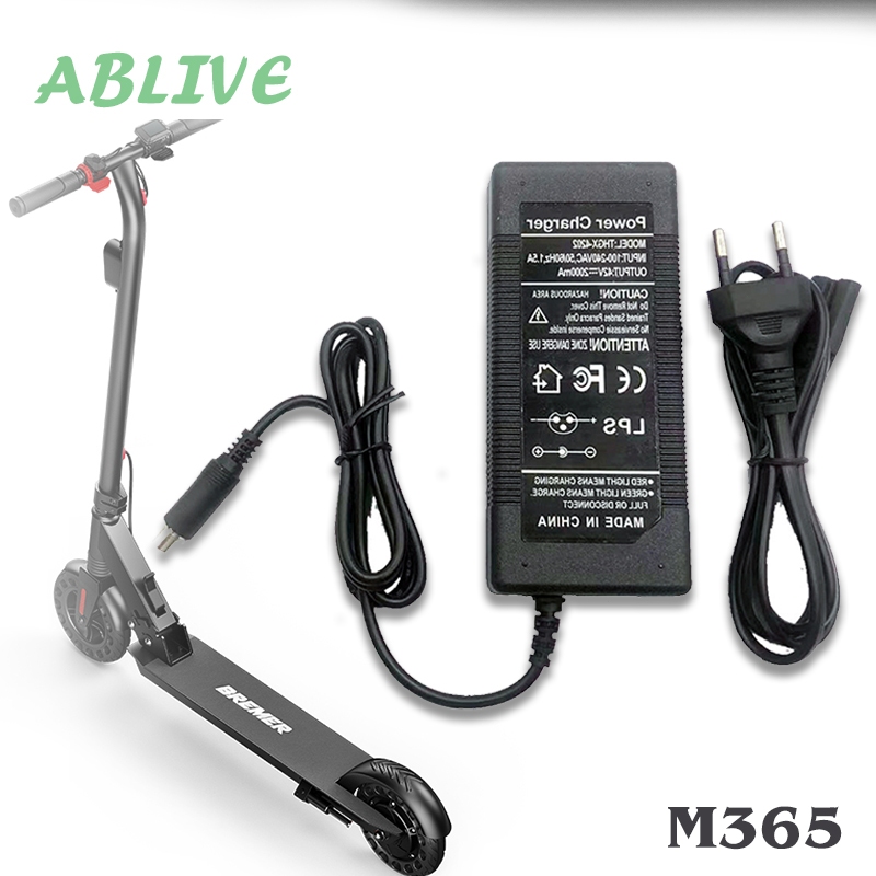 42V 2A Charger Adapter Scooter Charger Baterai Universal Adaptor Untuk Xiaomii Mijia M365 E-Scooter