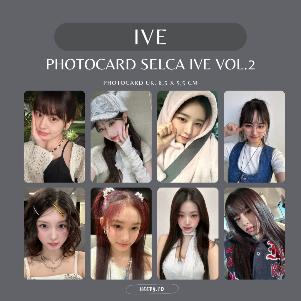 [IVE SELCA] PHOTOCARD IVE SELCA VOL.2
