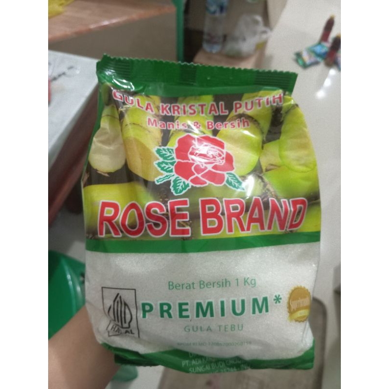 

rosebrand gula kemasan 1kg