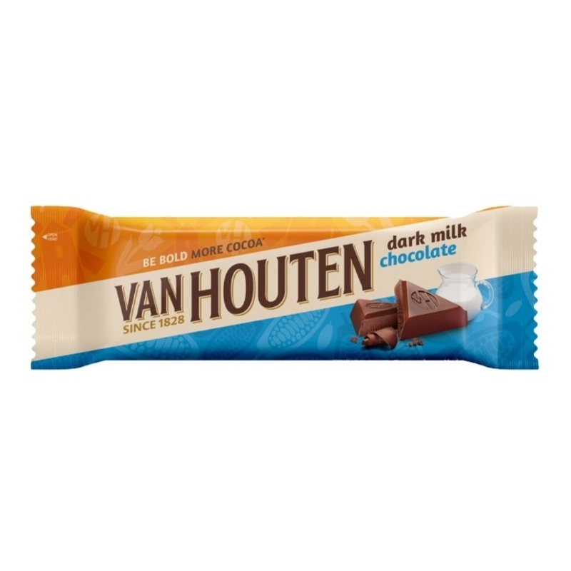 

VAN HOUTEN Semi Sweet Almonds Chocolate Bar / Dark Milk Almond / Milk Chocolate 40 g
