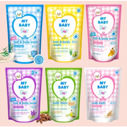 My Baby Hair & Body Wash / Sabun Mandi Bayi / Sabun Cair 400ML