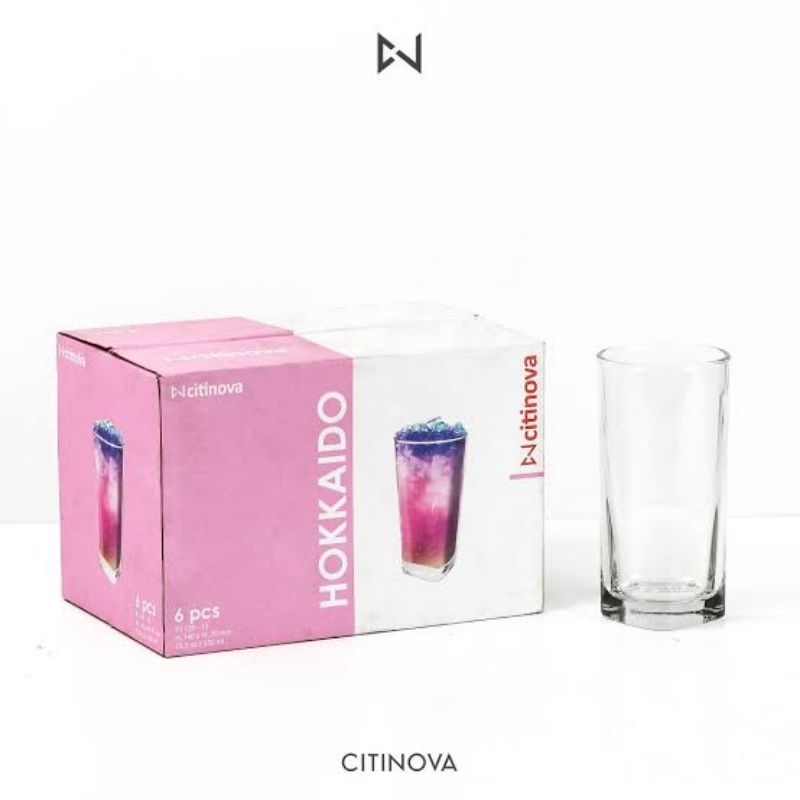 Gelas Citinova Hokaido Hokkaido 6pc Glass cafe hotel resto