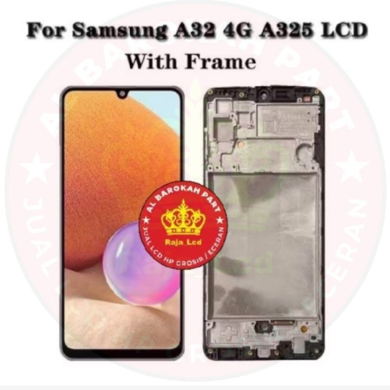 LCD TOUCHSCREEN SAMSUNG A32 OLED FRAME ORIGINAL ZEVAN