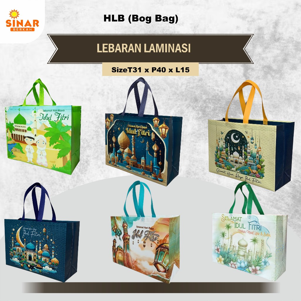 

Tas Parcel Lebaran Laminasi | Goodie Bag Idul Fitri Murah | Tas Bingkisan Lebaran 31x40x15 | Tas Parcel Laminasi Berkualitas