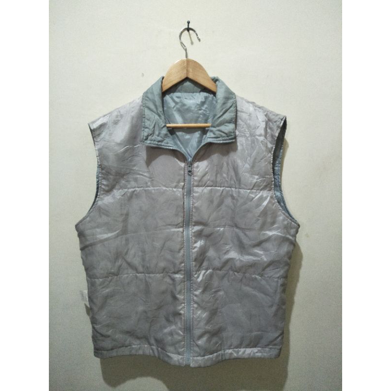 rompi parasut tebal bolak balik second pria