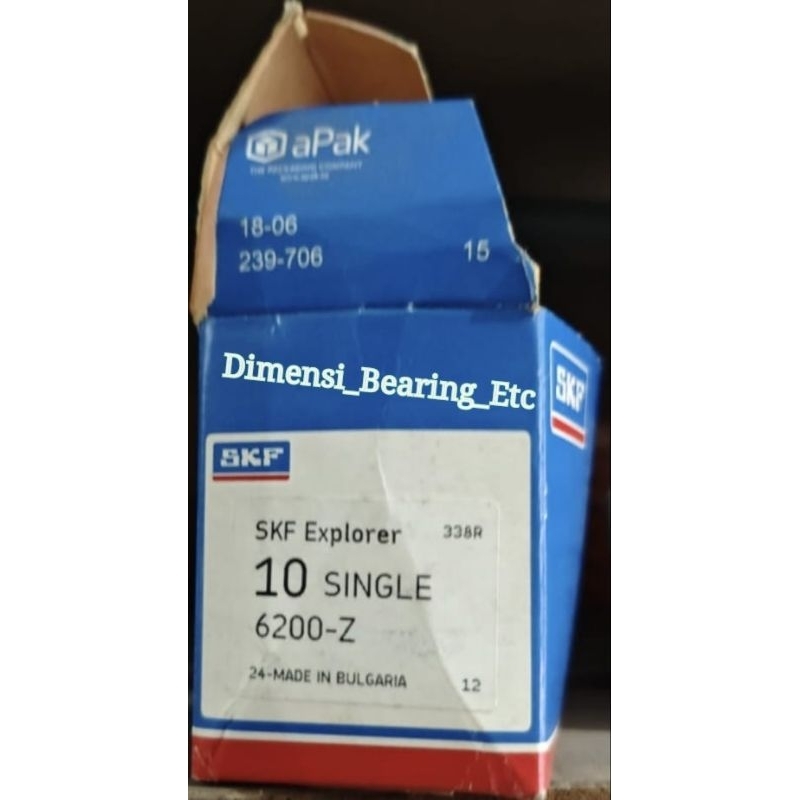 BALL BEARING 6200 Z SKF