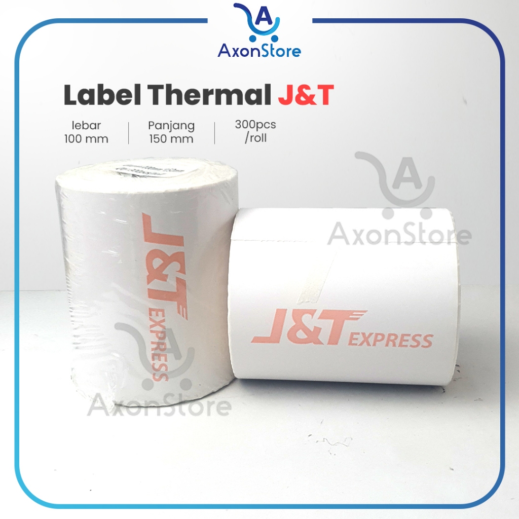 

PROMO LIVE Label Thermal J&T 1 Rangkap 100x150 mm 300pcs Sticker Resi 4X6 JNT