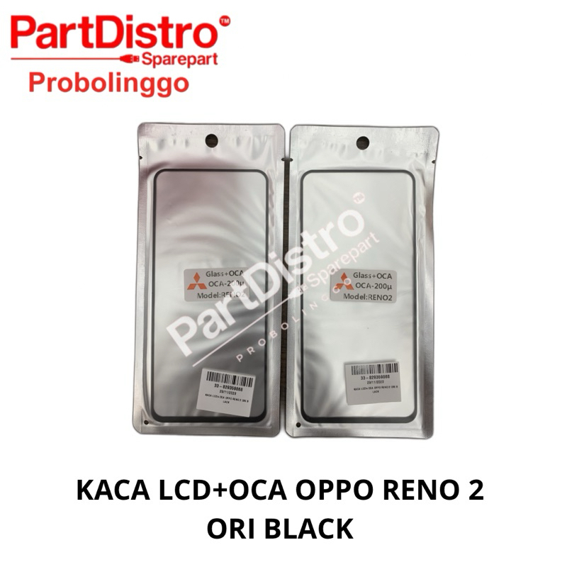 KACA LCD + OCA OPPO RENO 2 ORI BLACK