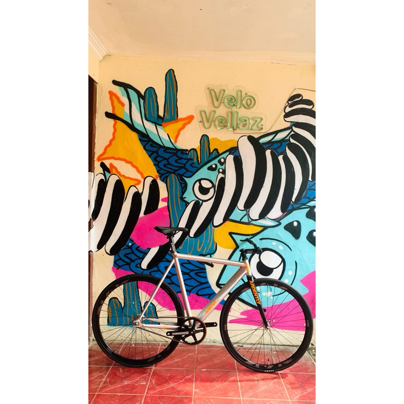 Paketan sparepart fullbike fixie bukan sepeda utuh