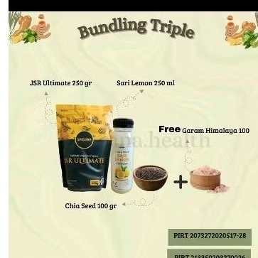 

(Turun 3-5 kg) Paket triple majenna healt 100% original
