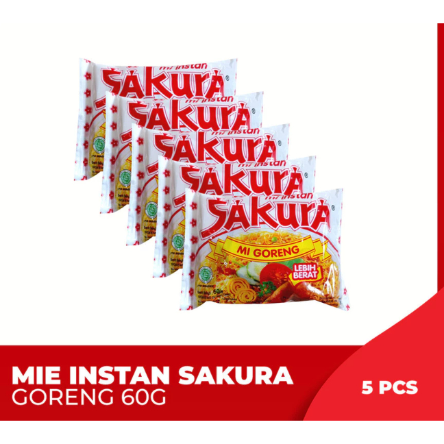 

Mie Instan Sakura Goreng 60G - 5 Pcs