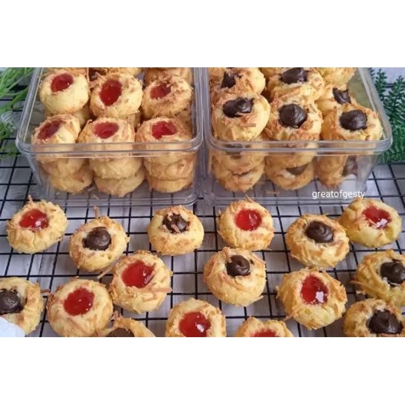 

Kue Thumb Print Cookies 200 Gram By Chef Ragil Bariatric