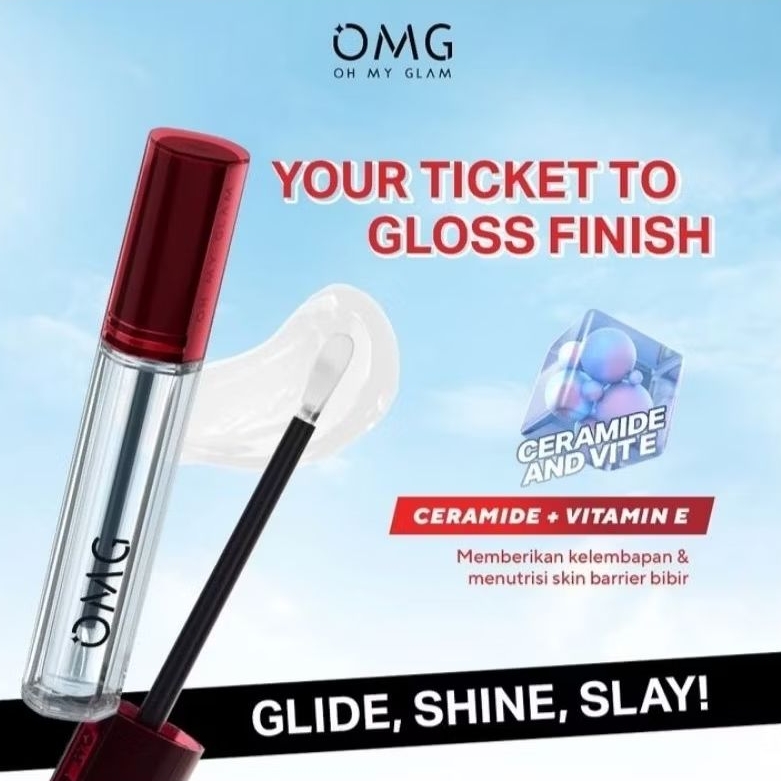 (TERLARIS) NEW!! OMG LIPGLOSS FINISH VINYL/ LIPGLOSS/ OMG