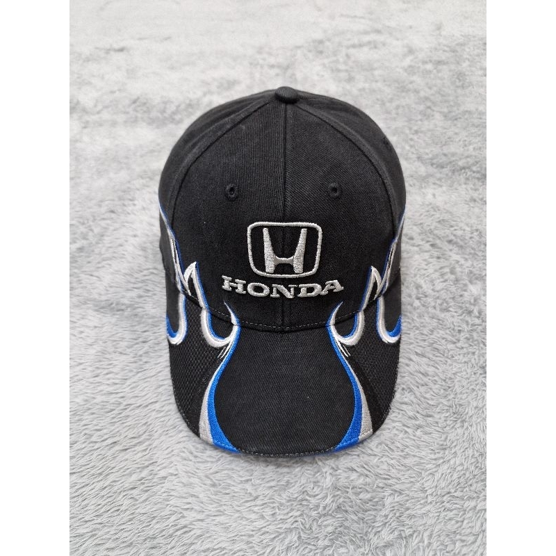 Topi HONDA motif api flame