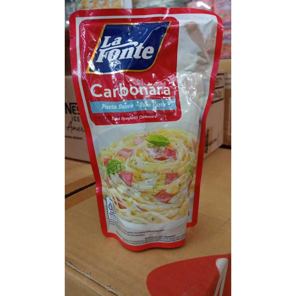 

La Fonte Carbonara Saus Pasta 315 Gr Barcode 8888900700051