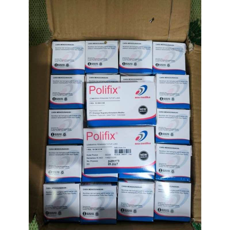 Polifix 10cm x 5m / Plester Penutup Luka Polifix 10x5.