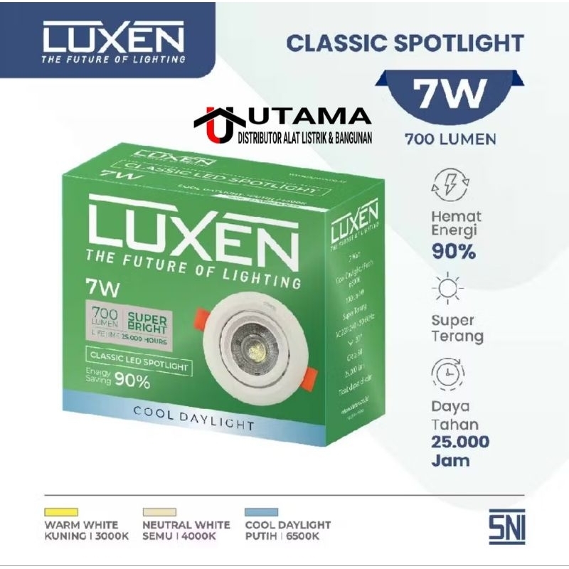 Luxen Spotlight LED Classic 7 watt