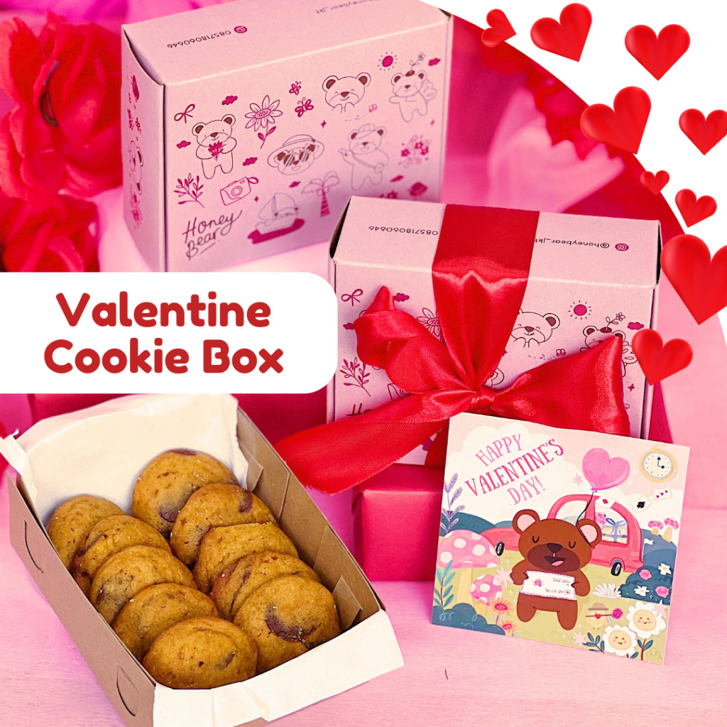 

COOKIES VALENTINE GIFT BOX | Ide Kado Valentine Kue Kering Soft Baked