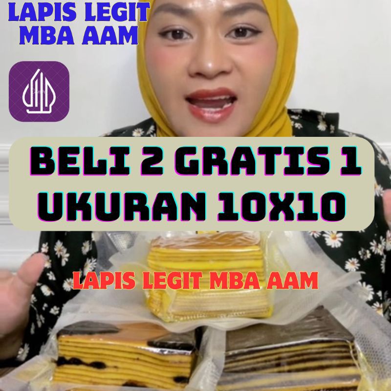 

Lapis Legit Mba Aam Beli 2 Gratis 1 | Lapis Legit Enak 20 x 20