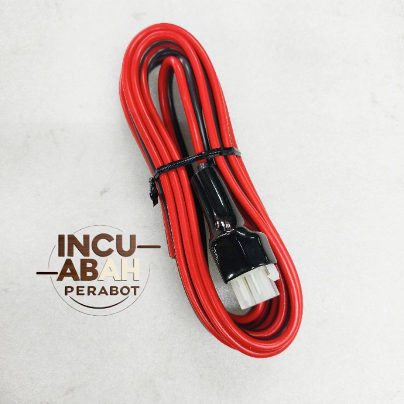KABEL DC POWER RADIO ICOM IC-718 /  OPC - 025A  6 PIN ( ORIGINAL )