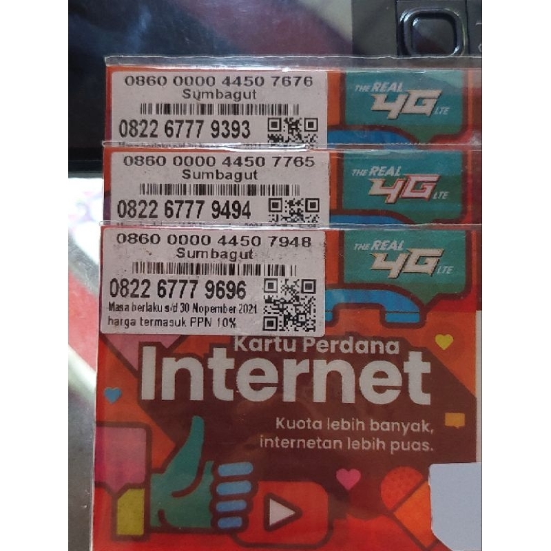 NOMOR CANTIK TELKOMSEL KARTU LOOP 4G SERI TRIPLE 777 ABAB GEMUK RAPIH