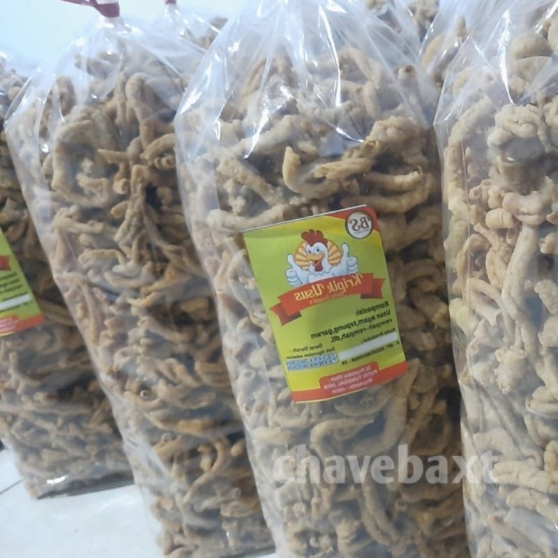 

Ukf5Pc6F4H (Kuliner.Kita) Keripik Usis Ayam Premium 1Kg/Usus Ayam Krispi 500GrCamilan Kripik