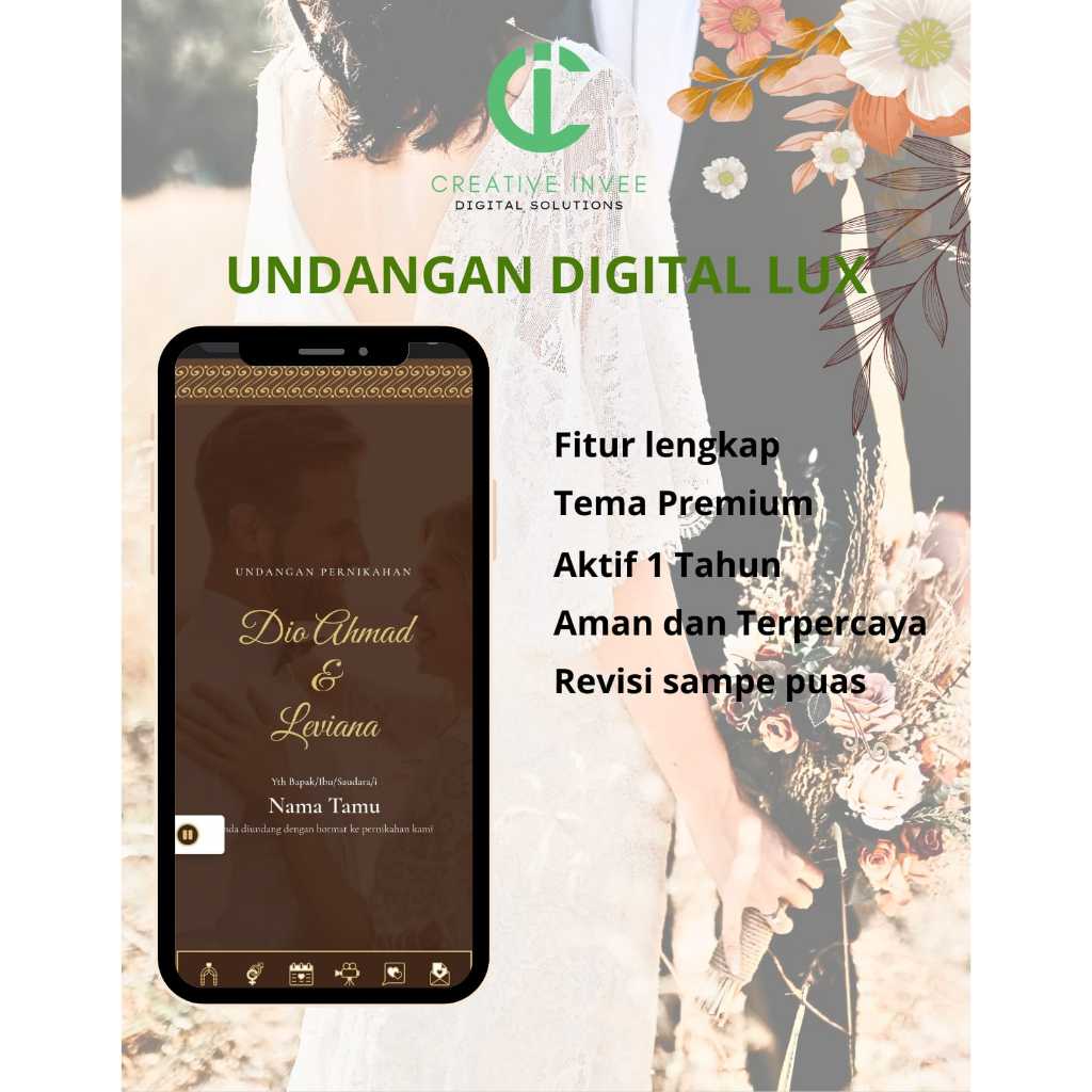 UNDANGAN PERNIKAHAN DIGITAL WEBSITE LENGKAP UNDANGAN DIGITAL PERNIKAHAN UNDANGAN WEBSITE DIGITAL WEB