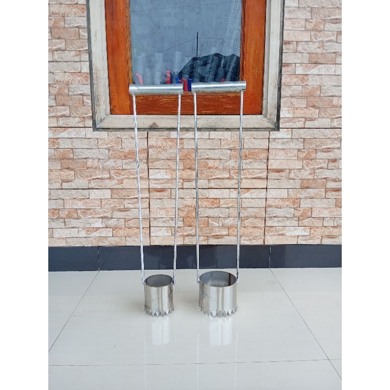 Raflezia Alat Pembolong Mulsa/Pelubang Mulsa/Plong Mulsa Diameter 8Cm Panjang 60Cm