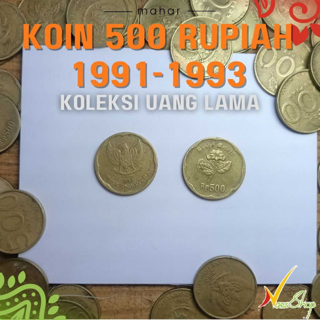 Koleksi Uang Kuno 500 Rupiah 1991