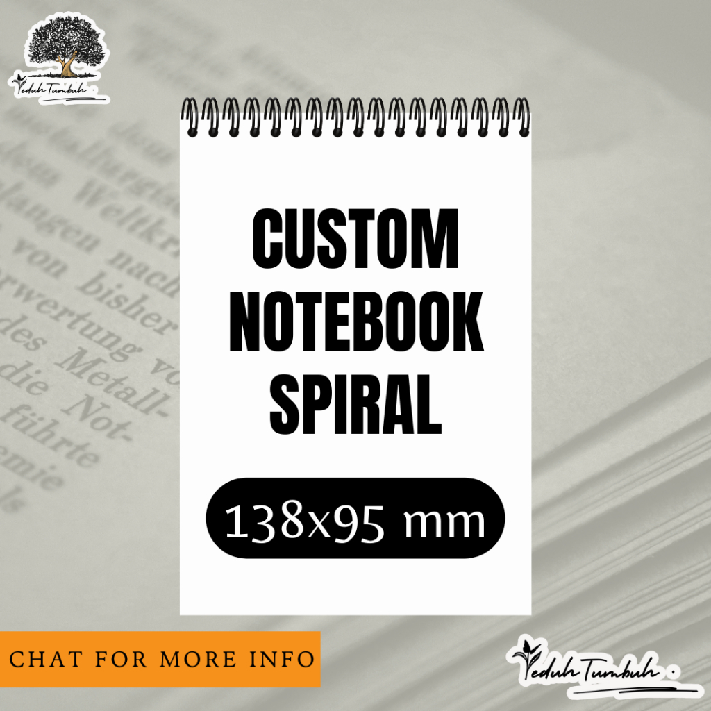 

BUKU CATATAN NOTEBOOK CUSTOM JURNAL CATATAN SOUVENIR BUKU