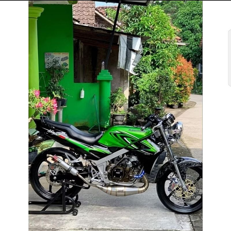 (BISA COD) Striping Ninja SS 2010 Sticker Lis standar motor Kawasaki Ninja SS 2010 2011 Hijau