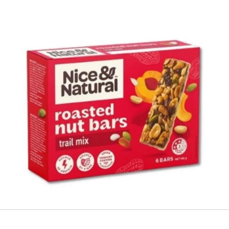

NICE & NATURAL ROASTED NUT BARS TRAIL MIX 192 G
