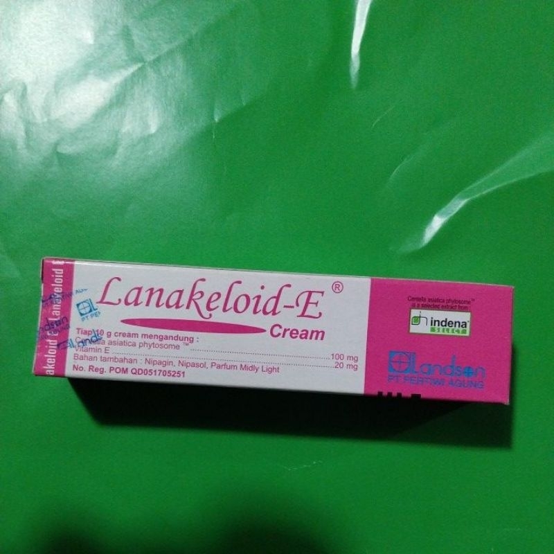 lanakeloid E krim ampuh untuk keloid