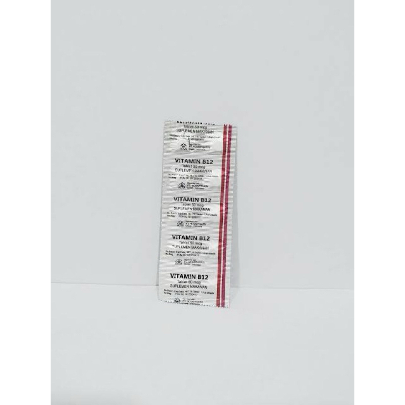 VITAMIN B12 NOVAPHARIN STRIP 10 TABLET