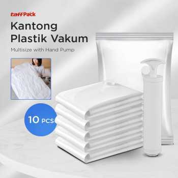 Kantong Plastik Pakaian Multisize 10 PCS Hand Pump - WH021