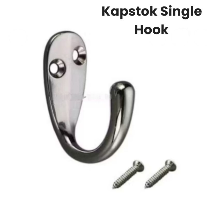 Single Hook/Kapstok Single Satu Kait / Hook Cantolan Gantungan Hanger Hook Baju