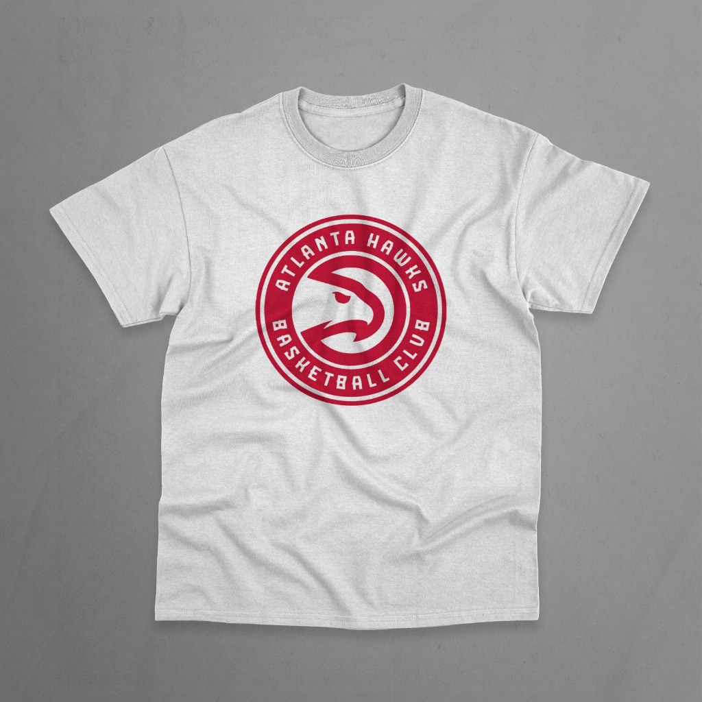 T-SHIRT HAWKS // KAOS HAWKS // ATLANTA HAWKS // KAOS BASKET NBA // 022