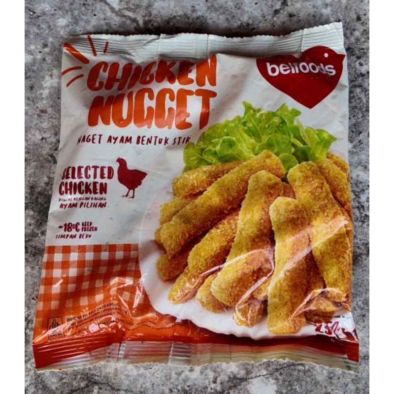 

BELFOODS UENAK CHICKEN NUGET STIK 500 gr