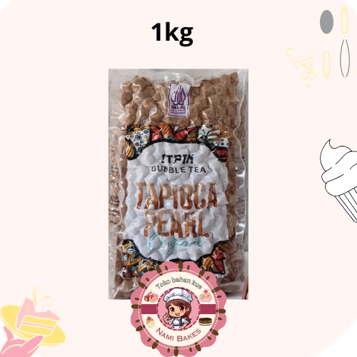 Bubble Tea Itpin Original 1kg Bobba Tapioca Pearl
