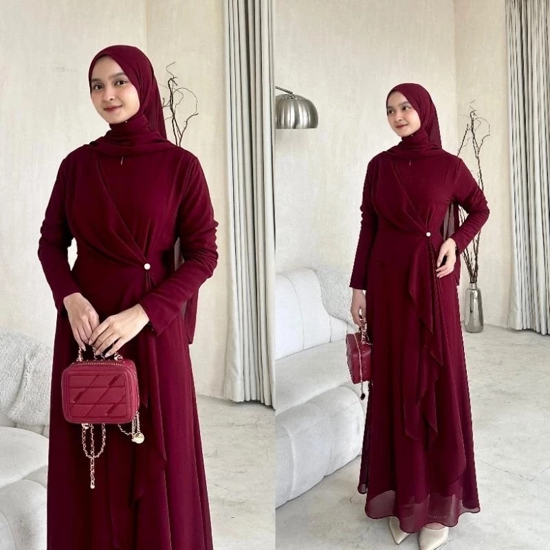 GAMIS SHABIRA MATT CERUTY BABYDOLL BUSUI FRIENDLY GAMIS WANITA MUSLIM MEWAH DAN ELEGANT / GAMIS KOND