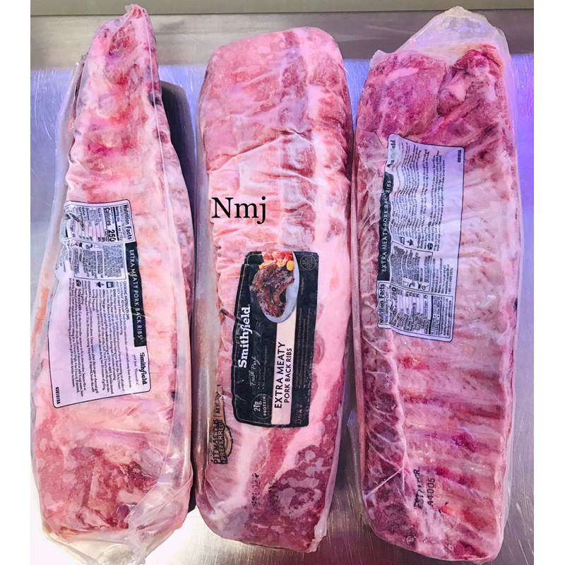 

import USA smithfield pork baby back ribs|babi import premium|bakut |bbq.daging tebal