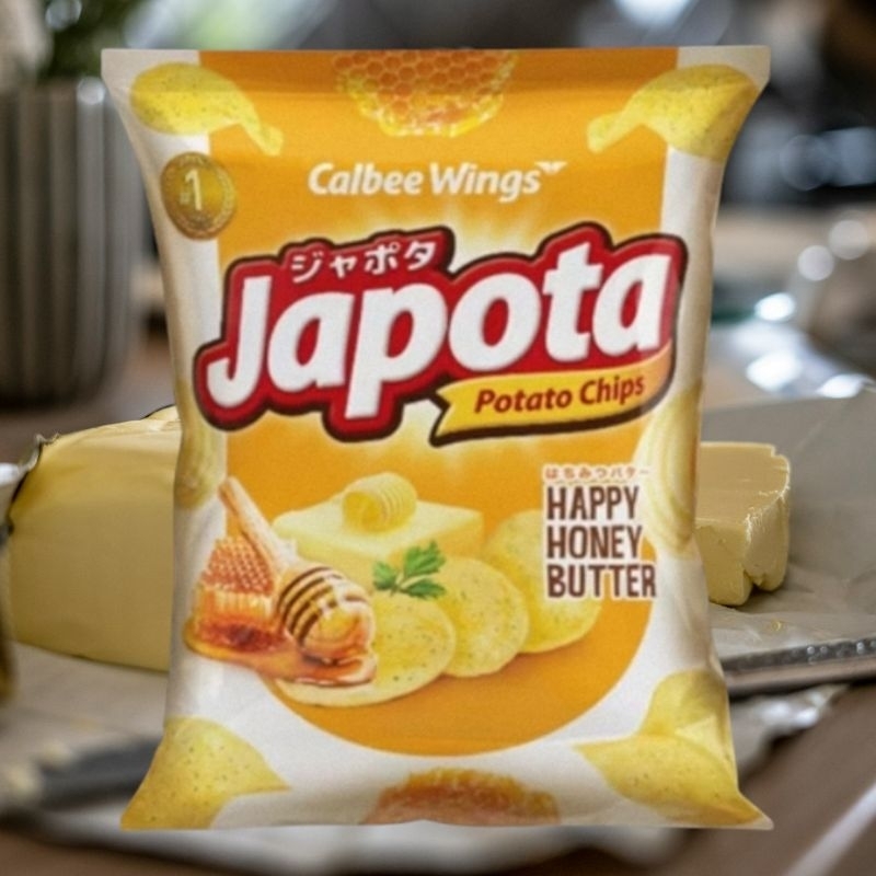 

Japota Honey Butter Potato Chips 68 Gram wings food calbee