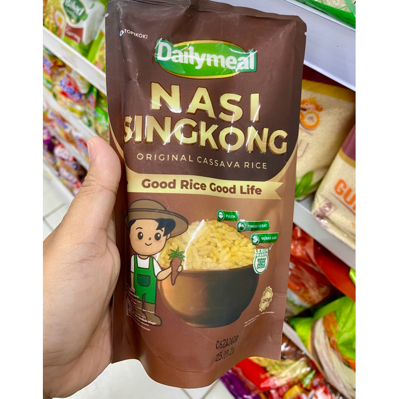 

menu sehat Daily meal Nasi singkong 250 gram good rice good life
